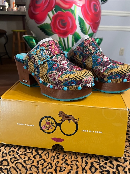 Dr. Scholl's Shoes - Dr. Scholl's Multicolor JOY Tapestry Platform Clogs